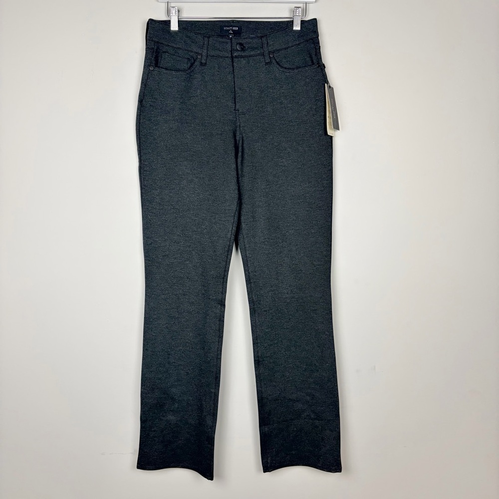 NYDJ Sculpt-Her Marilyn Straight Womens 10 Charcoal Gray NWT Lift‎ Tuck